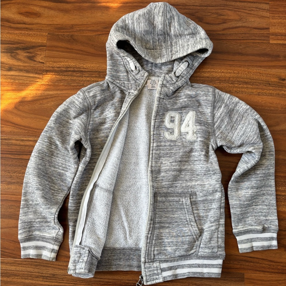 Gray Kids Hoodie